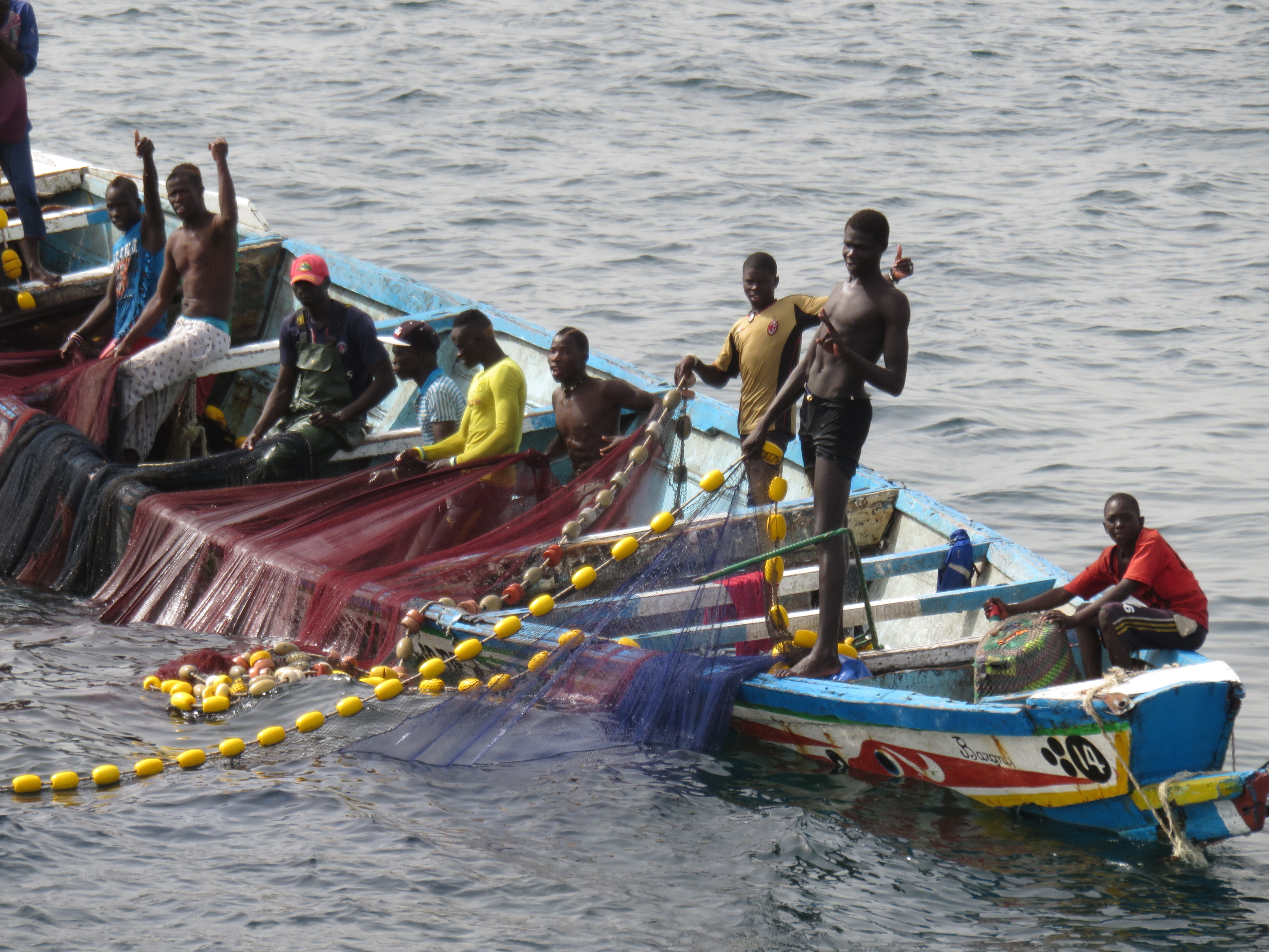 Senegalese Fisherman Off The Coast of Dakar